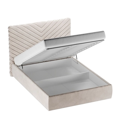 Кровать двуспальная мягкая САРА  с подъемным механизмом, 140x200