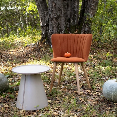 Столик журнальный SHT-CT61, цвет антрацит / серый