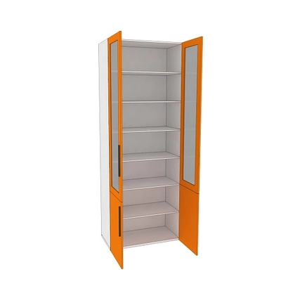 Шкаф книжный со стеклом L214S