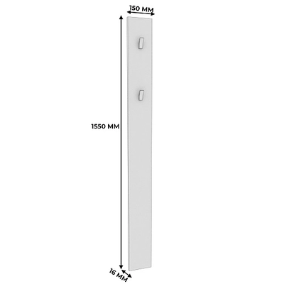 Панель узкая с крючками L100.1