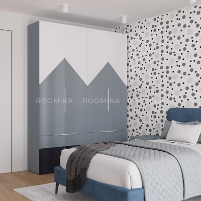 Лацио детская фрезерованные фасады в эмали 76