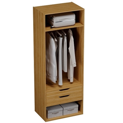 Шкаф двустворчатый, фасады натуральный ротанг L210.60-3