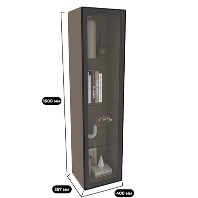 Шкаф навесной со стеклом R331.2