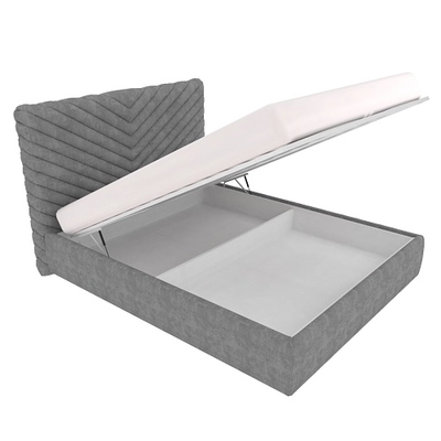 Кровать двуспальная мягкая САРА  с подъемным механизмом, 160x200