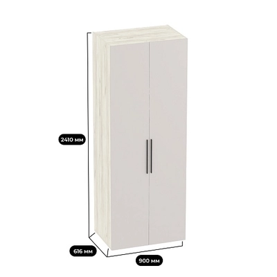 Шкаф двустворчатый LG-210.60-1