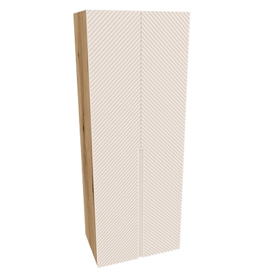 Шкаф 2 дверный, фрезерованные фасады в эмали LE210.60-4