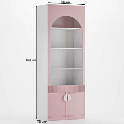 Шкаф книжный комбинированный А248.3