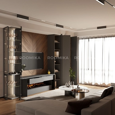 Шкаф завершающий для посуды с подсветкой LF270