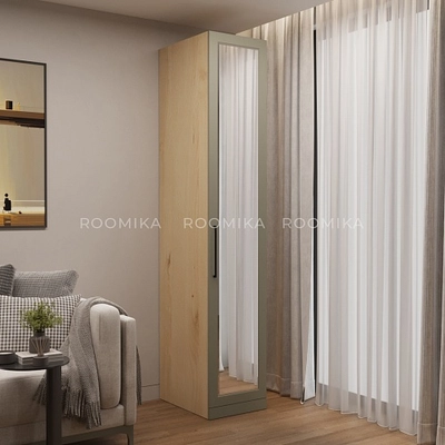 Шкаф одноверный для одежды  с зеркалом A220.60-4Z