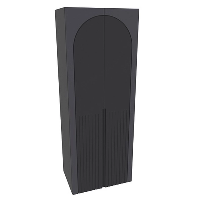 Шкаф 2 дверный, фрезерованные фасады в эмали LE210.60-2