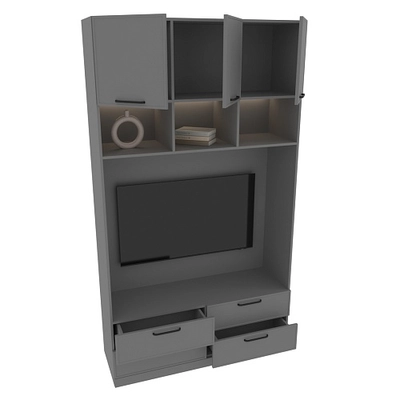 Шкаф с нишей под ТВ с подсветкой A414