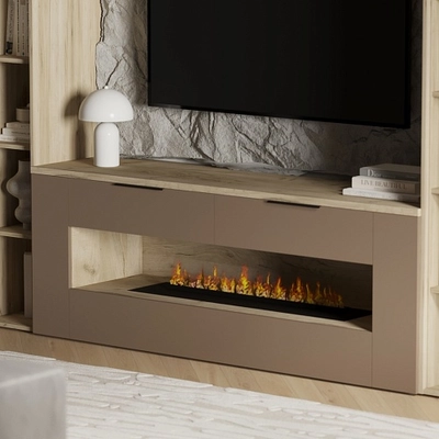 Тумба ТВ напольная с электрокамином LG551.450L/R