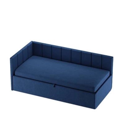 Кровать с подъемным механизмом и ящиком для белья ЛАЙН М1