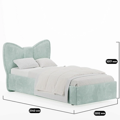 Кровать односпальная мягкая СЭНДИ с подъемным механизмом