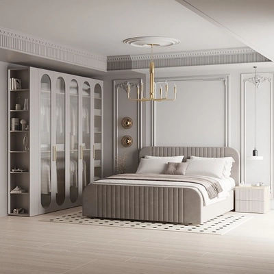 Кровать двуспальная мягкая МАЛЬТА с подъемным механизмом, 160x200