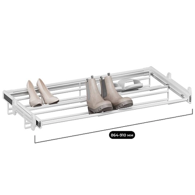 BELLE Корзина для обуви, 900 мм цвет белый, BE90SHWH