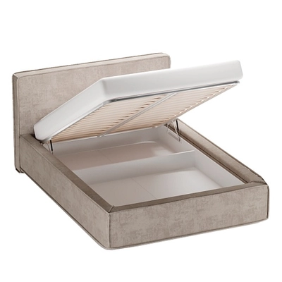 Кровать двуспальная мягкая ОСТИН  с подъемным механизмом, 140x200