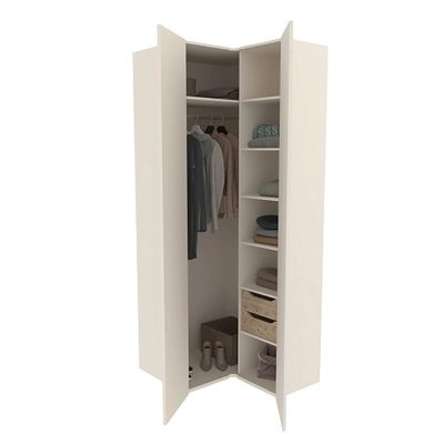 Шкаф угловой, фасады в эмали LE207 L/R