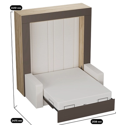 Шкаф-кровать трансформер L950-60.160, 160x200