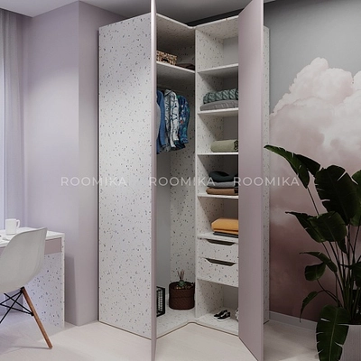 Шкаф угловой L207 L/R