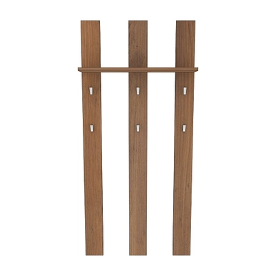 Панель широкая с полкой и крючками L100