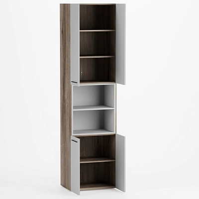 Шкаф книжный с нишей L228.44