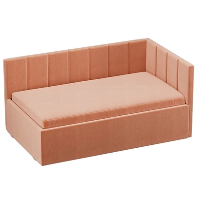 Кровать с подъемным механизмом и ящиком для белья ЛАЙН М1, 90х160