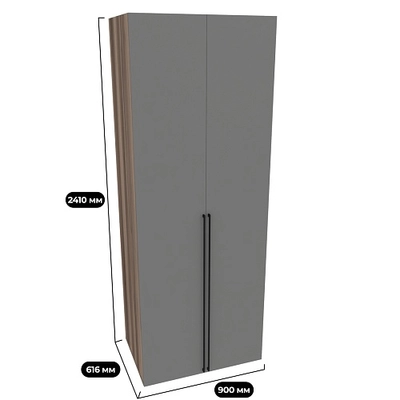 Шкаф двустворчатый L210.60-3