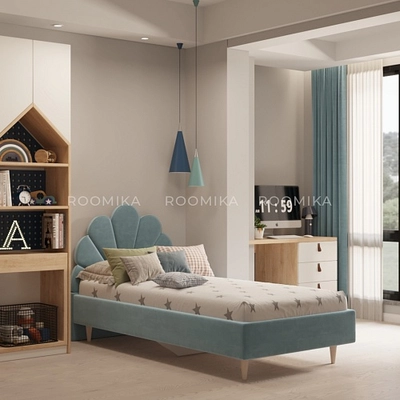 Кровать односпальная мягкая ДЕННИ ЛАЙТ