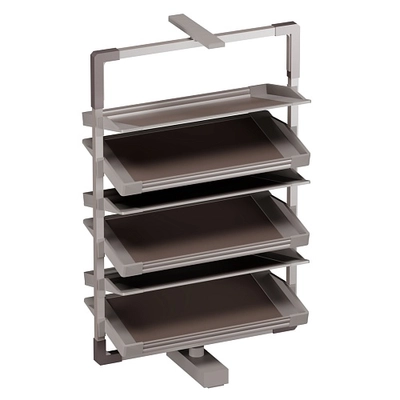 ALFA Поворотно-выдвижная обувница, 6 полок, FRM5814.06F.01