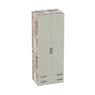 Шкаф двустворчатый с ящиками L211.60