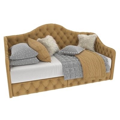 Кровать односпальная мягкая МОНИКА, 90x190