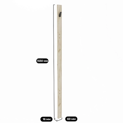 Панель узкая с крючками L100.1