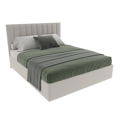 Кровать двуспальная мягкая ЛИБЕРТИ с подъемным механизмом, 140x200