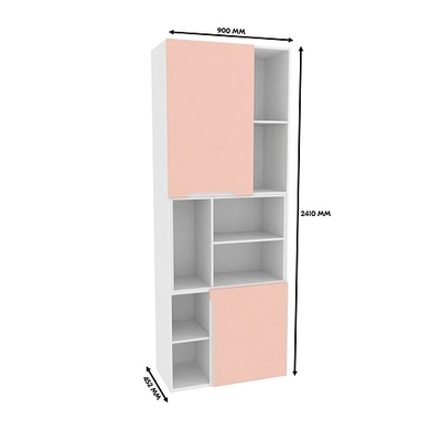 Шкаф книжный с нишей LE227 L/R