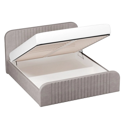 Кровать двуспальная мягкая МАЛЬТА с подъемным механизмом, 140x200