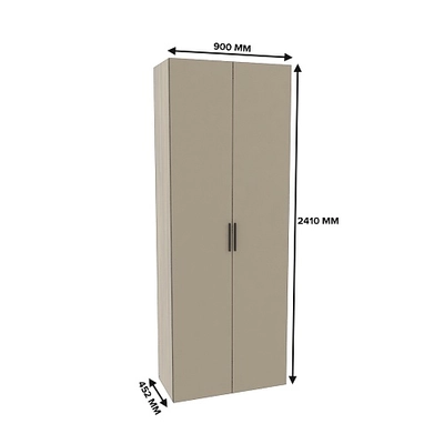 Шкаф двухдверный узкий L210.44-4