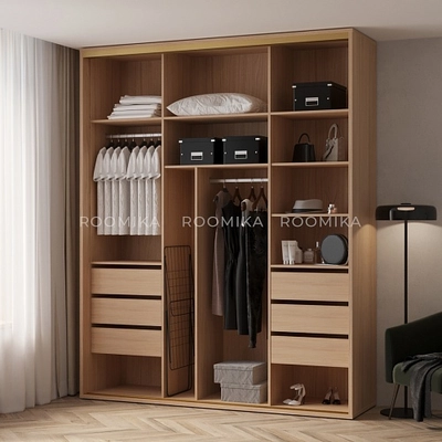 Шкаф-купе ХG210.60-3, профиль INTEGRO, фасад МДФ/зеркало серебро