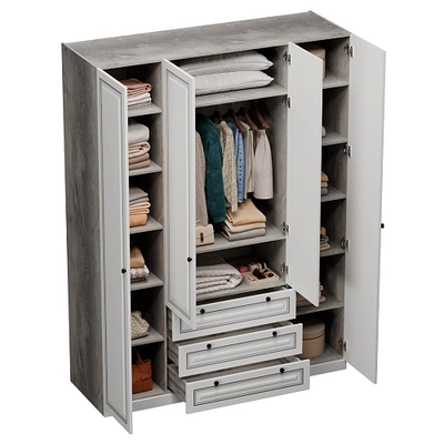 Шкаф четырехдверный для одежды A205-1.60