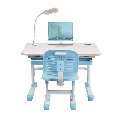 Комплект парта + стул Littonia Blue-w + лампа