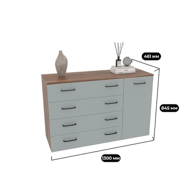 Комод с ящиками и дверью R706