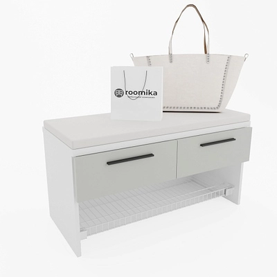 Тумба с 2 ящ. и полкой для обуви L462