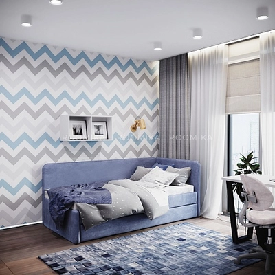 Кровать со вторым выдвижным спальным местом РУБИ М2