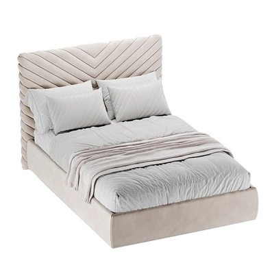 Кровать двуспальная мягкая САРА  с подъемным механизмом, 160x200