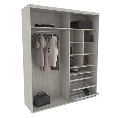 Шкаф-купе U203 тип 4 МДФ/зеркало