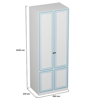 Шкаф двухдверный с перемычкой А210.60-4P