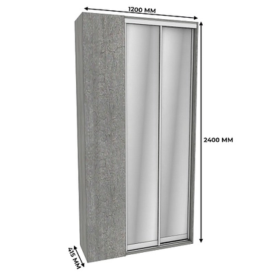 Угловой шкаф-купе LG-204 L/R