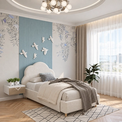 Кровать односпальная мягкая ОБЛАКО, 90x190