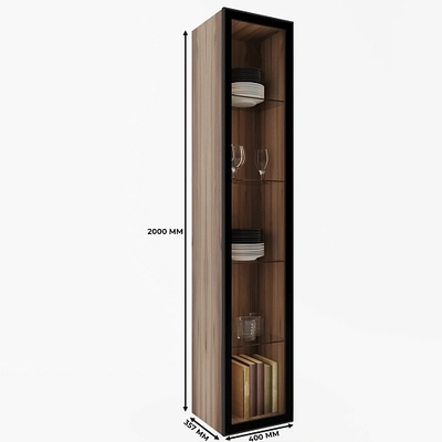 Шкаф на тумбу R506 и R524, со стеклянной дверью с подсветкой R315.35ST