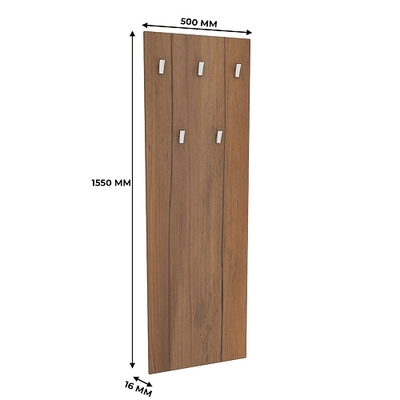 Панель узкая с крючками L176.1